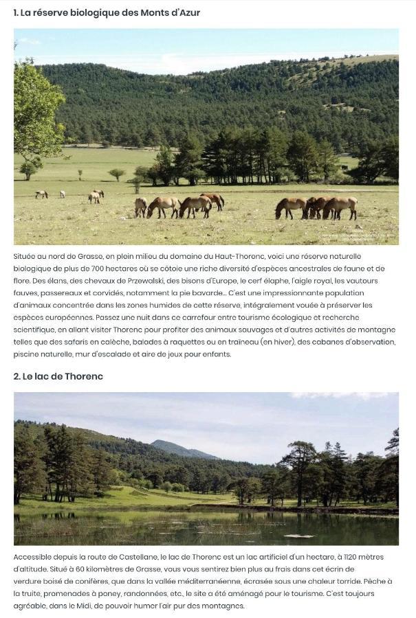 Les Merisiers B&B - Thorenc Andon Exteriör bild